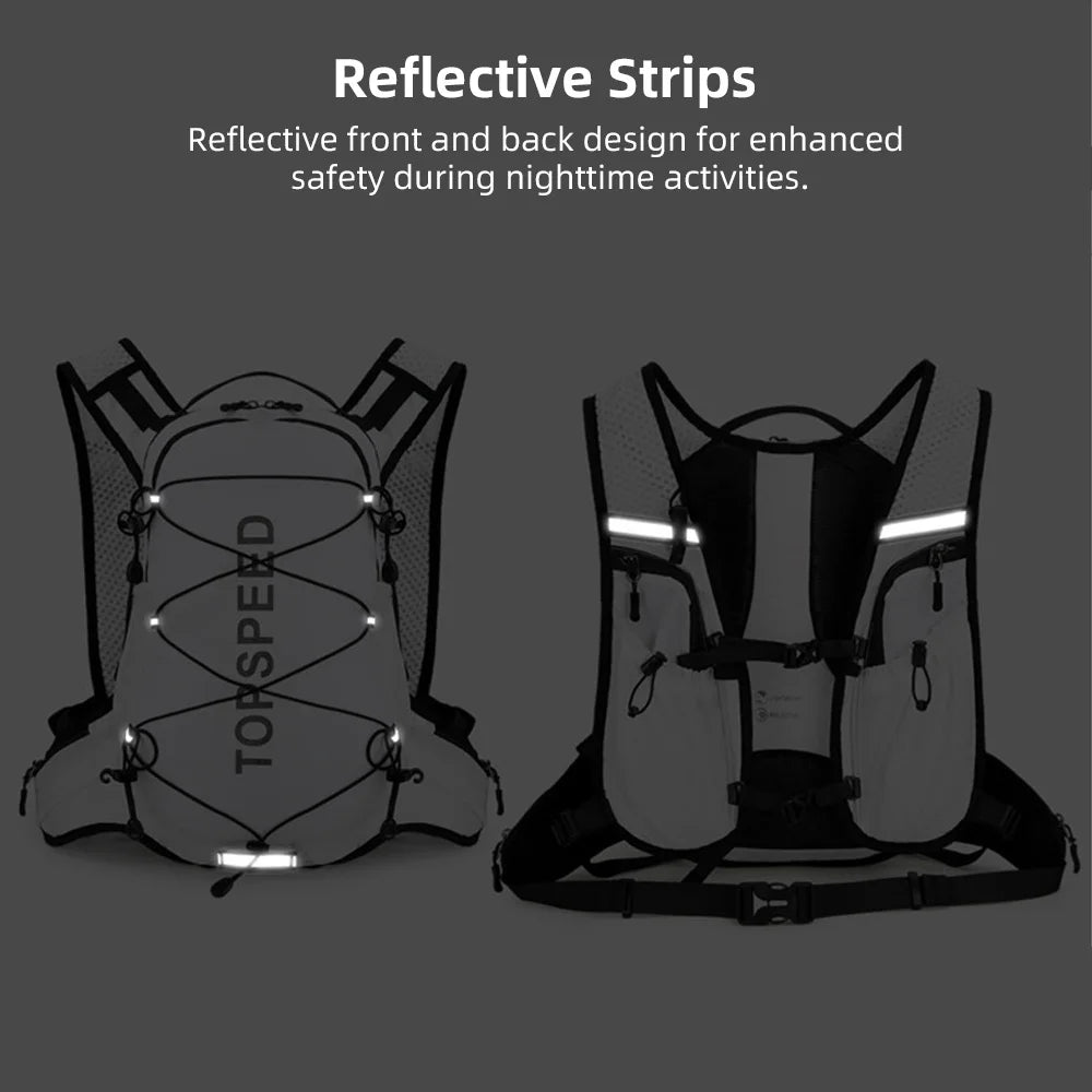 Hiking Necessities Backpacking Backpack UltralightWater Resistant for Camping Running w Hydration Bladder Hiking Water Backpack