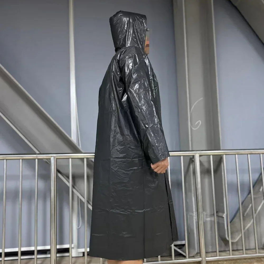 Transparent Raincoat Premium Reusable Full-Body Waterproof Gear for Men Women Perfect Rainy Commutes Leisure Outings