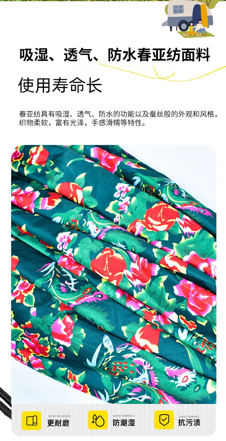 Ultralight Outdoor Hammock – Portable, Anti-Rollover, High Weight Capacity, Parachute Fabric Camping Double Hammock