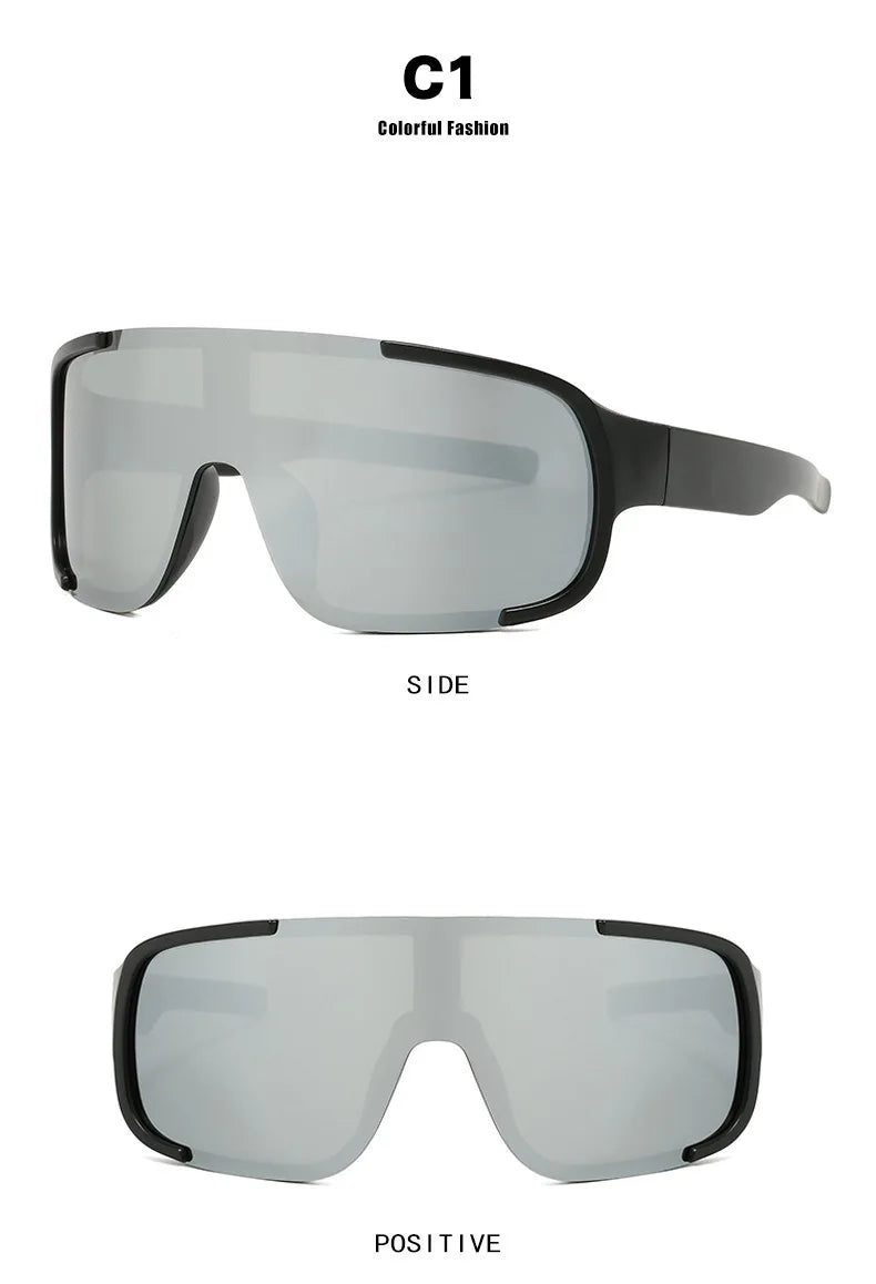 Sunglasses for women, cycling glasses, outdoor sports, running, UV protection, windproof, men's sunglasses, round face