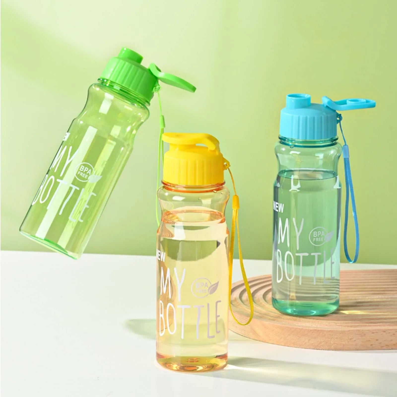 1Pc Creative Water Bottle Sports Drinking Bottles Men Women Water Bottle Large Capacity Outdoor Cup Fitness Drinkware