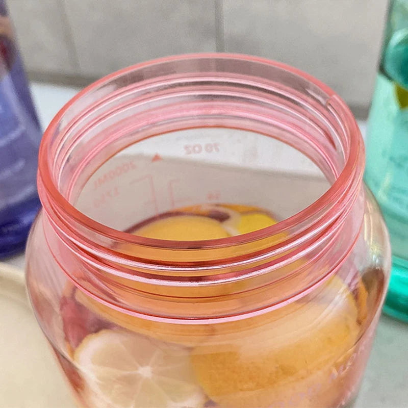 2 Liters Water Bottle With Straw Large Capacity Water Cup Portable Travel Bottle Sports Fitness Cup High Value Big Fat Cup