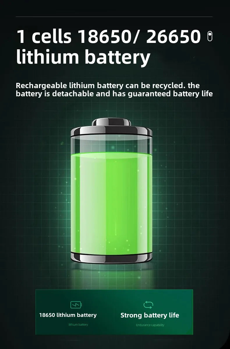 Flashlight, strong light charging, long-range ultra bright, household self-defense, outdoor portable small searchlight, LED zoom