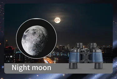 High-definition high-magnification 735 binoculars are portable and compact for bird watching, sightseeing and travel