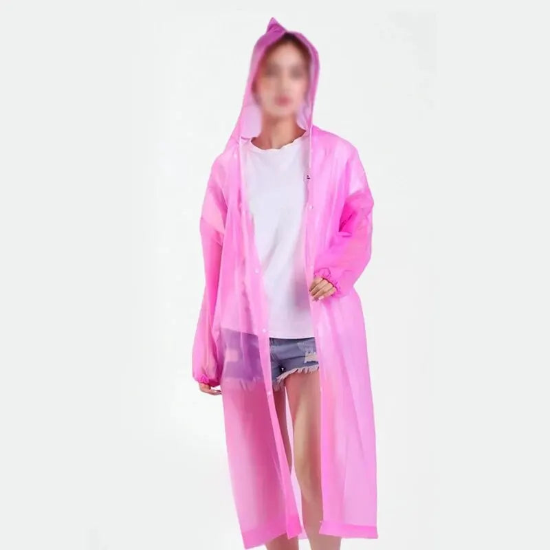 Raincoat Non-disposable Unisex Thickened Waterproof Outdoor Clothing Long Section of Anti-storm Rain Rainwear