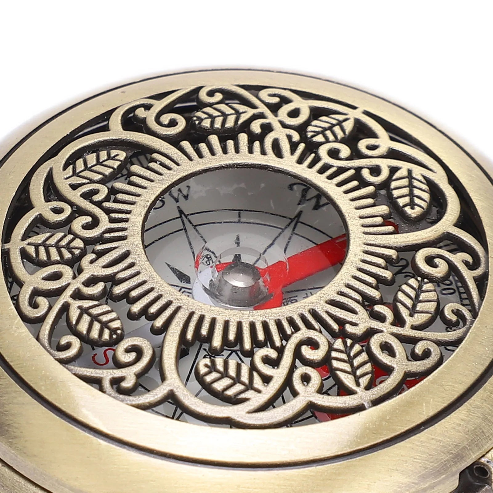 Compass New Outdoor Camping Hiking Portable Pocket Brass Gold Color Copper Compass Navigation With Waterproof Characteristics