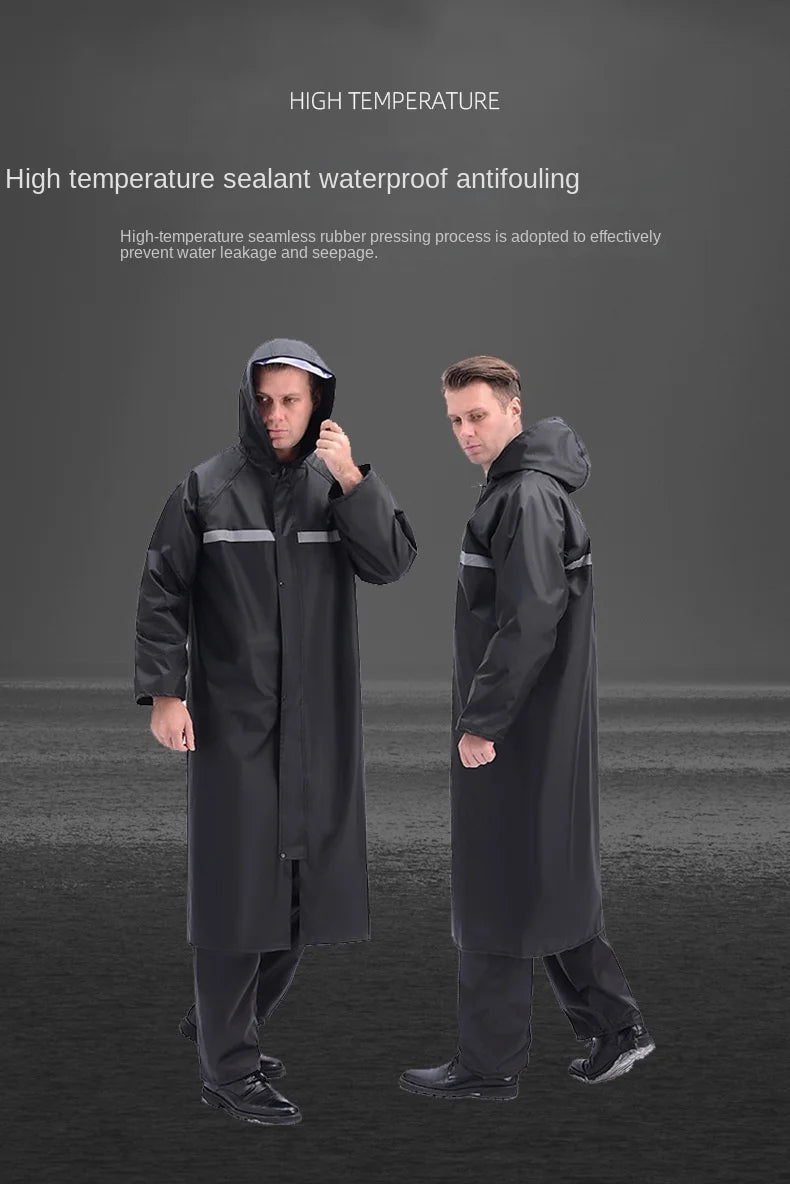 Rain Coat Motorcycle Raincoat Man Waterproof Suit Raincoats Overcoat Rainrainwater Outerwear Long Jacket Poncho Men Motorcyclist