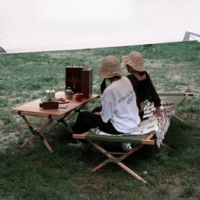 Outdoor Camping Cot Ultralight Portable Aluminum Alloy Bed Folding Sleeping Bed bivouac Hiking Picnic Double Stool Camping Bed