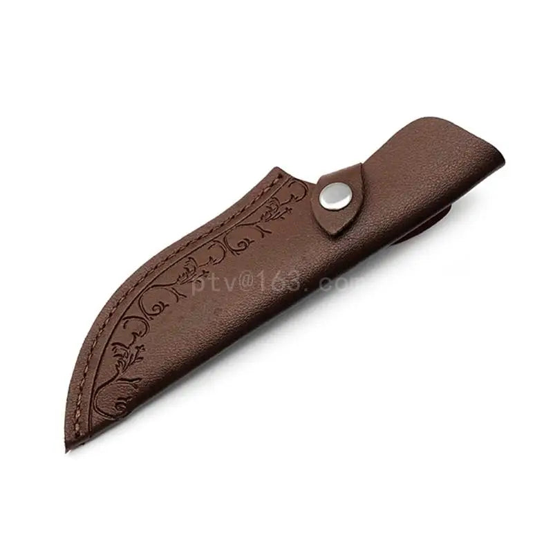 Pocket Knife Sheath Handmade Pouches Leathers Knife Holsters Straight Knife Holder Outdoor Carry Sheath Tool Easy to Use