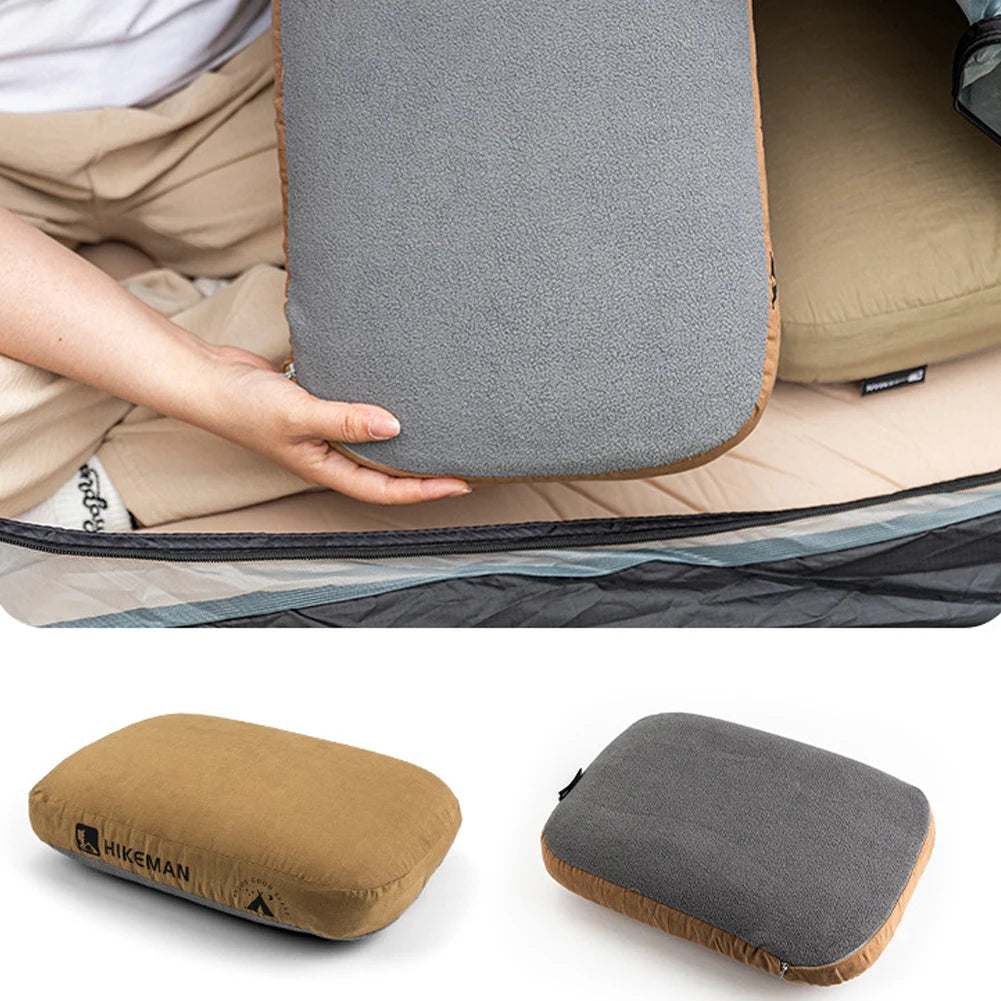 Portable Outdoor Camping Travel Pillow Memory Foam Comfort Pillow NoonBreak Pillow Neck Support Pillow Easy Storage Nap Pillow