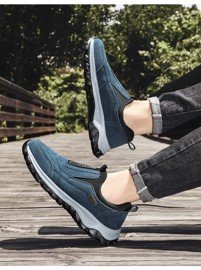 Men's Outdoor Camping, Light Running, Jogging, Leisure Mountaineering, Men's Shoes, Anti Slip Hiking Shoes, Large Size 39-49