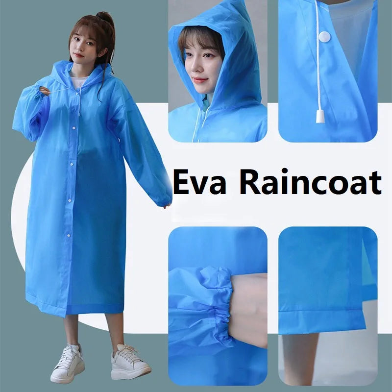 Rainwater Layers Waterproof Women's Raincoat Rain Cover Protection for Rainy Ponchos Folding Raincoat Trip Ponchos Waterproof