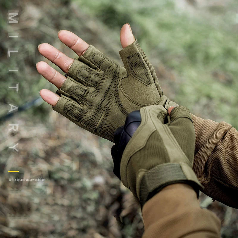 Tactical Gloves for Men Women Spring Summer Protective Soft Shell Anti Slip Outdoor Motorcycle Sports Training Military Cycling