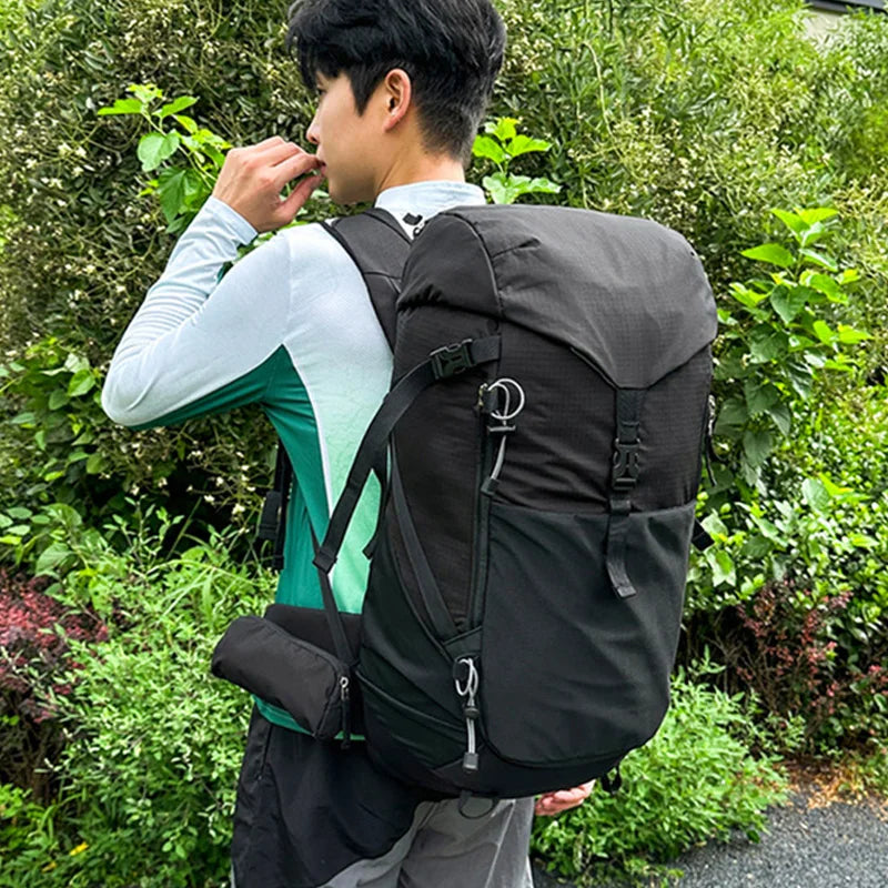 Camping Backpack Large Capacity Climbing Rucksack Trekking Hiking Bag Waterproof Mountaineering Knapsack Outdoor Travel Bag 40L