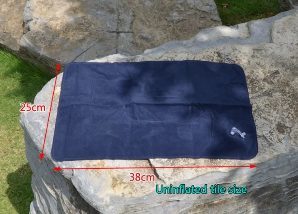 Outdoor Camping Pillows Portable Fold Inflatable Air Pillow Outdoor Pillow Travel Sleeping Ultralight Inflatable Air PVC Pillow