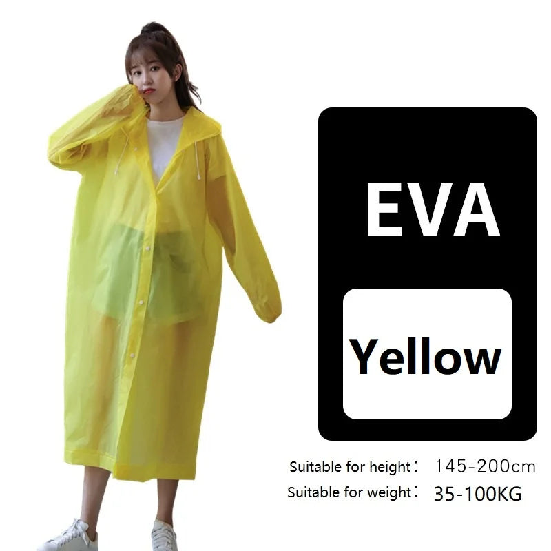 Rainwater Layers Waterproof Women's Raincoat Rain Cover Protection for Rainy Ponchos Folding Raincoat Trip Ponchos Waterproof