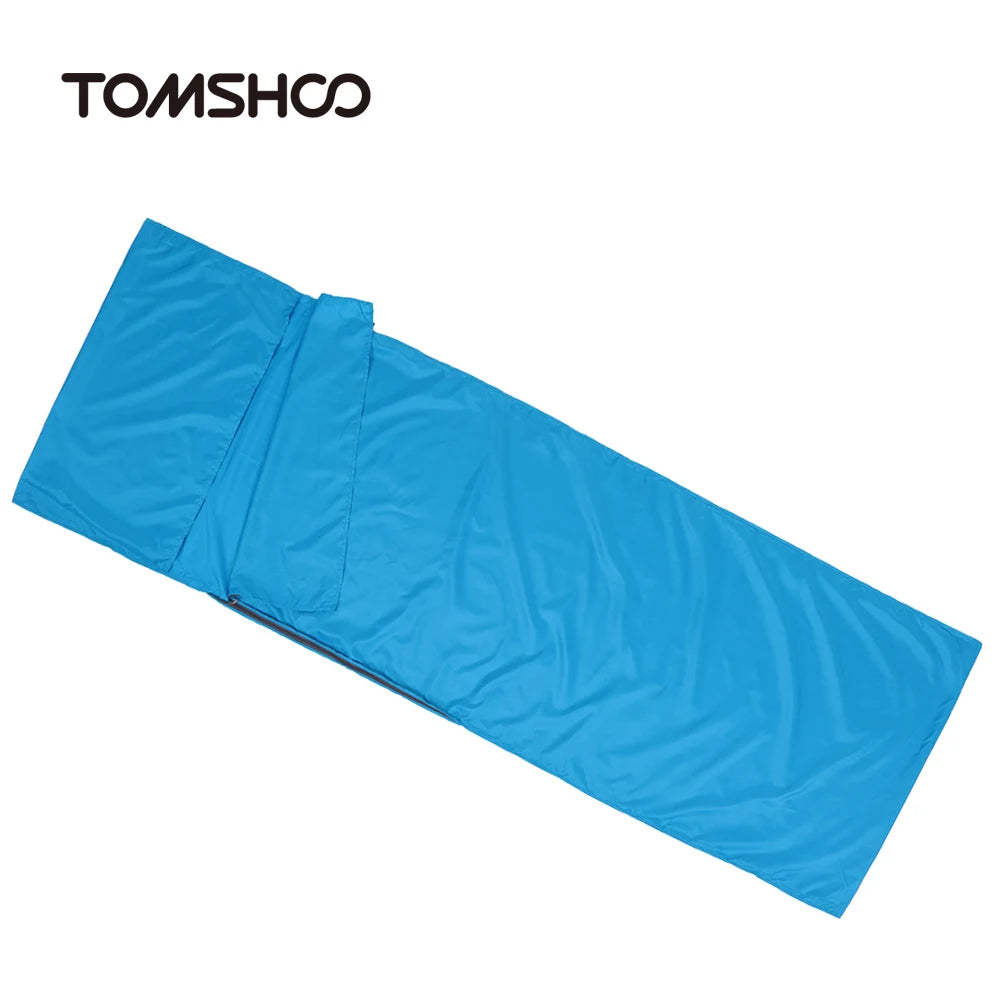 Sleeping Bag Lightweight Outdoor Liner Polyester Pongee Portable Single Sleeping Bags Camping Travel Hotel Sleep Bag 75*210CM