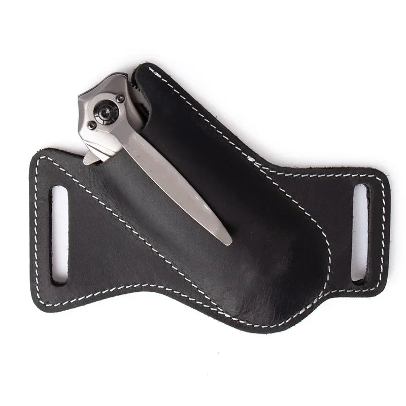 1pcs Anti-scratch Storage Sheath Folding Flick Knife Waist Belt Clip Holder Pocket Knives Pack Tools for Camping
