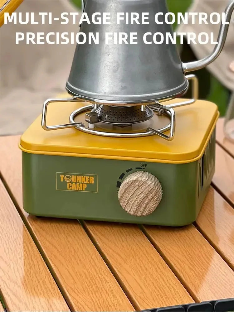 Outdoor Stove Camping Simple Design Compact Lightweight Easy To Carry High-strength Corrosion-resistant Diverse Safety Functions