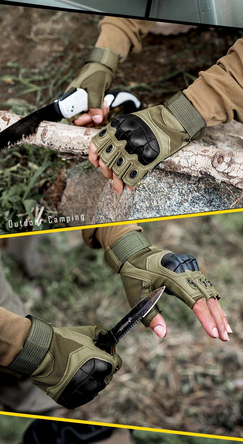 Tactical Gloves for Men Women Spring Summer Protective Soft Shell Anti Slip Outdoor Motorcycle Sports Training Military Cycling