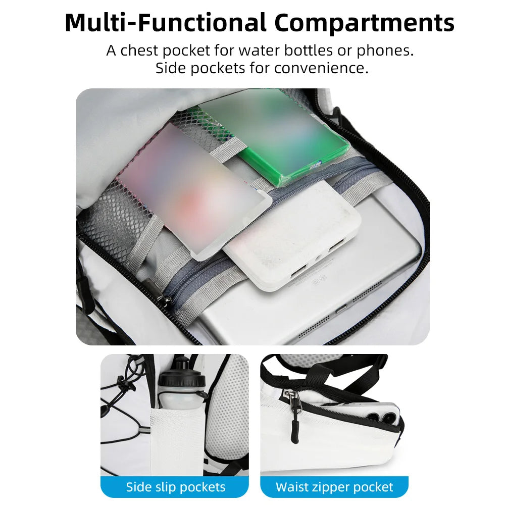 Hiking Necessities Backpacking Backpack UltralightWater Resistant for Camping Running w Hydration Bladder Hiking Water Backpack