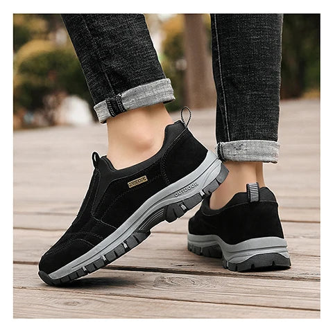 Men's non-slip casual sports shoes wear-resistant hiking shoes Outdoor 2024 fashion comfortable flat walking shoes for men
