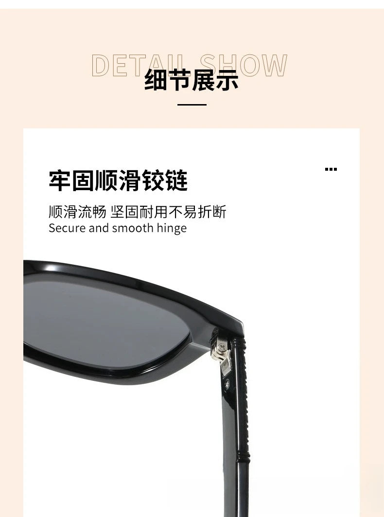 ‌2025 Square Sunglasses: Balenciaga-Inspired TAC Polarized Lenses, UV400 & Anti-Glare for Street Style & Instagram Edge.‌