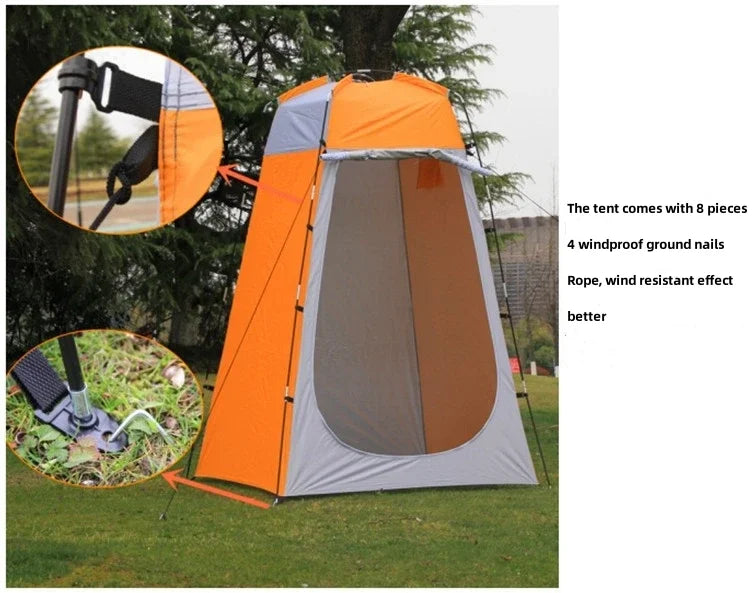 Portable Privacy Shower Tent Outdoor Waterproof Changing Room Shelter for Outdoor Camping Hiking Beach Toilet Shower Bathroom