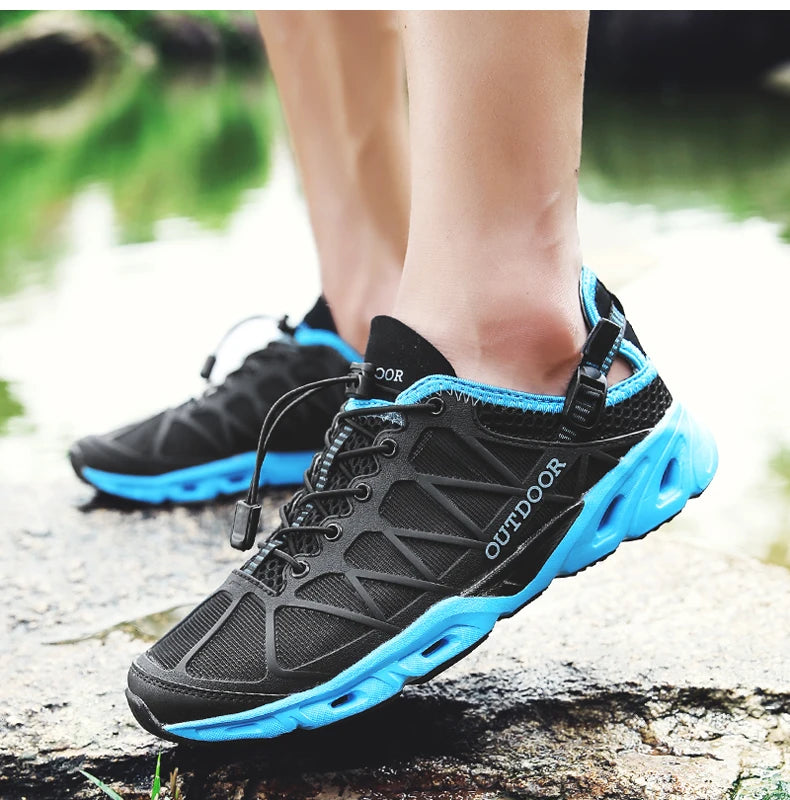 Summer Outdoor Trekking Shoes Women Men Hiking Aqua Shoes Finishing Camping Tourism Treking Sneakers Mountain Tracking Wading