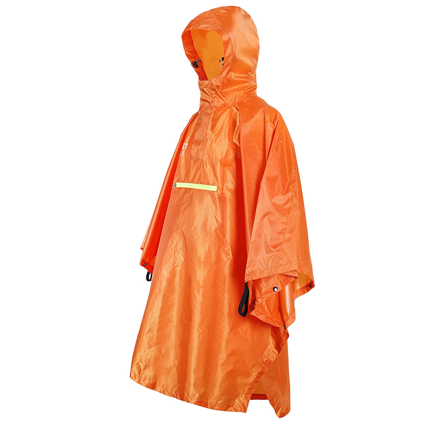Men Women Raincoat Waterproof Durable Rainwear with Reflective Strip with Reflector Rainproof Poncho
