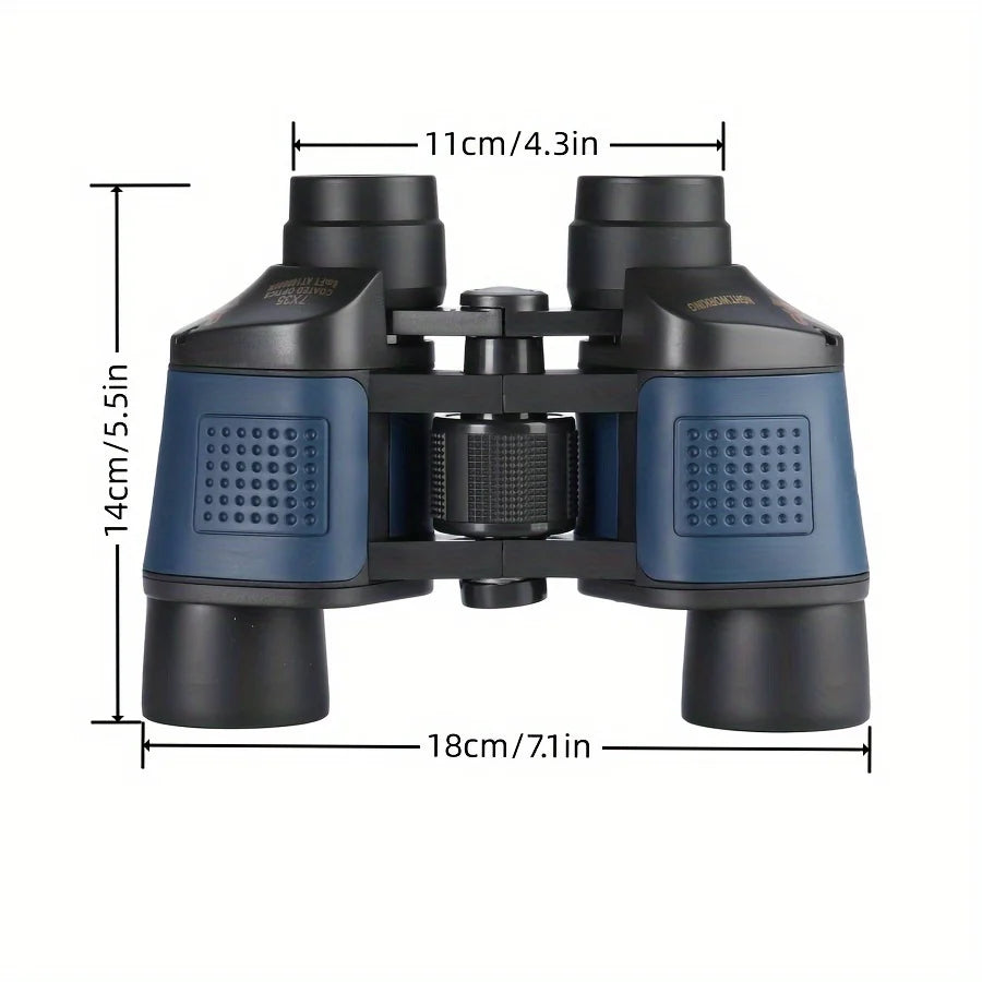 High-definition high-magnification 735 binoculars are portable and compact for bird watching, sightseeing and travel