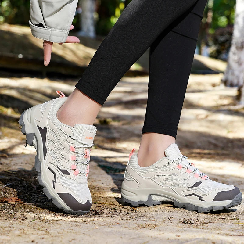 2025 Hiking Shoes Unisex Outdoor Hiking Sports Hiking Shoes Non-slip Waterproof Camping Shoes Outdoor Sports Shoes Walking Shoes