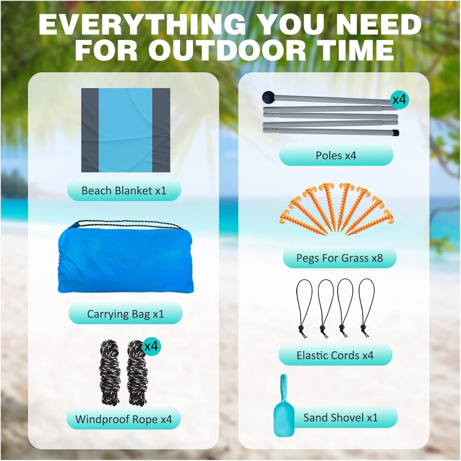 Portable Beach Sun Shade People UV Resistant Camp Bed Tent Sun Shelter Canopy Garden House with Storage Bag for Equipment