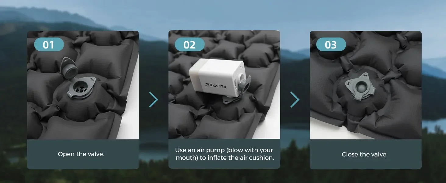 ZERO MATTRESS SLEEPING PAD With Nylon & TPU Material,Suitable for Camping, Picnic, Beach, Ergonomic Design,Water-Resistant