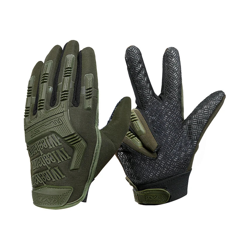 Tactical Gloves Outdoor Sport Hunting Cycling Anti-Skid Work Protection Full Finger Glove
