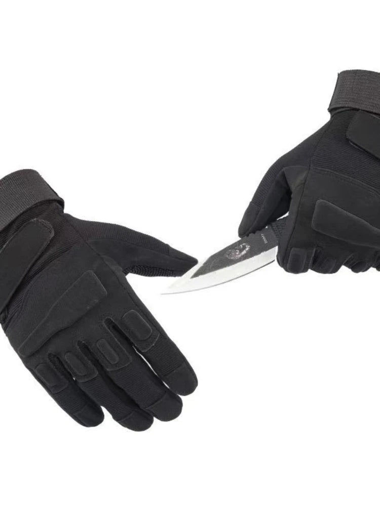 Tactical Gloves Men's And Women's Outdoor Protective Sports Cycling Climbing Mountaineering Anti-Slip Wrist Full Finger