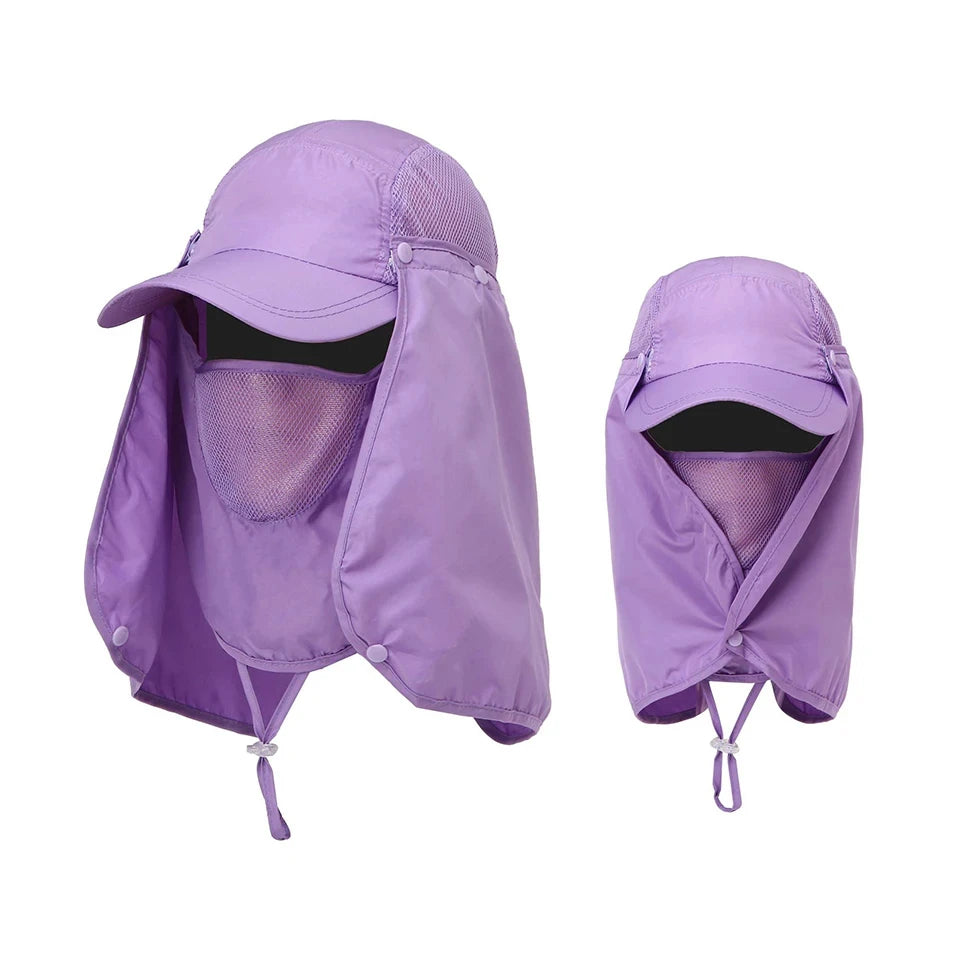 Hunting Camping Hiking Fishing Hats Outdoor UV protection Sun Protection Breathable Caps Full Head Quick-dry Headwear Men Women