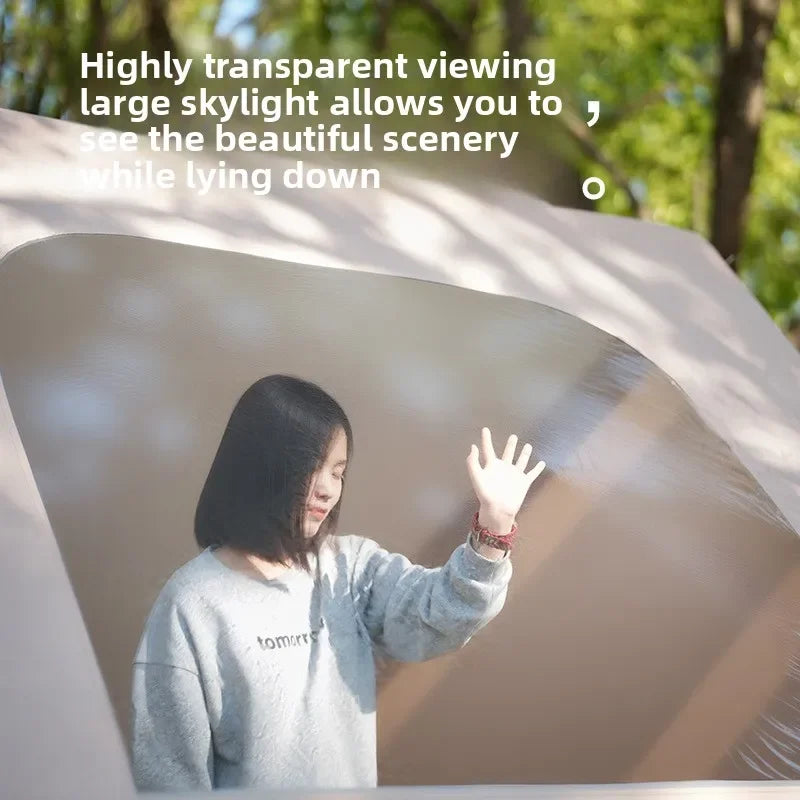 Outdoor Camping Automatic Inflatable Tent Outdoor Cabin Thickened Camping Rainproof Exquisite Camping 3-4 People Park Picnic