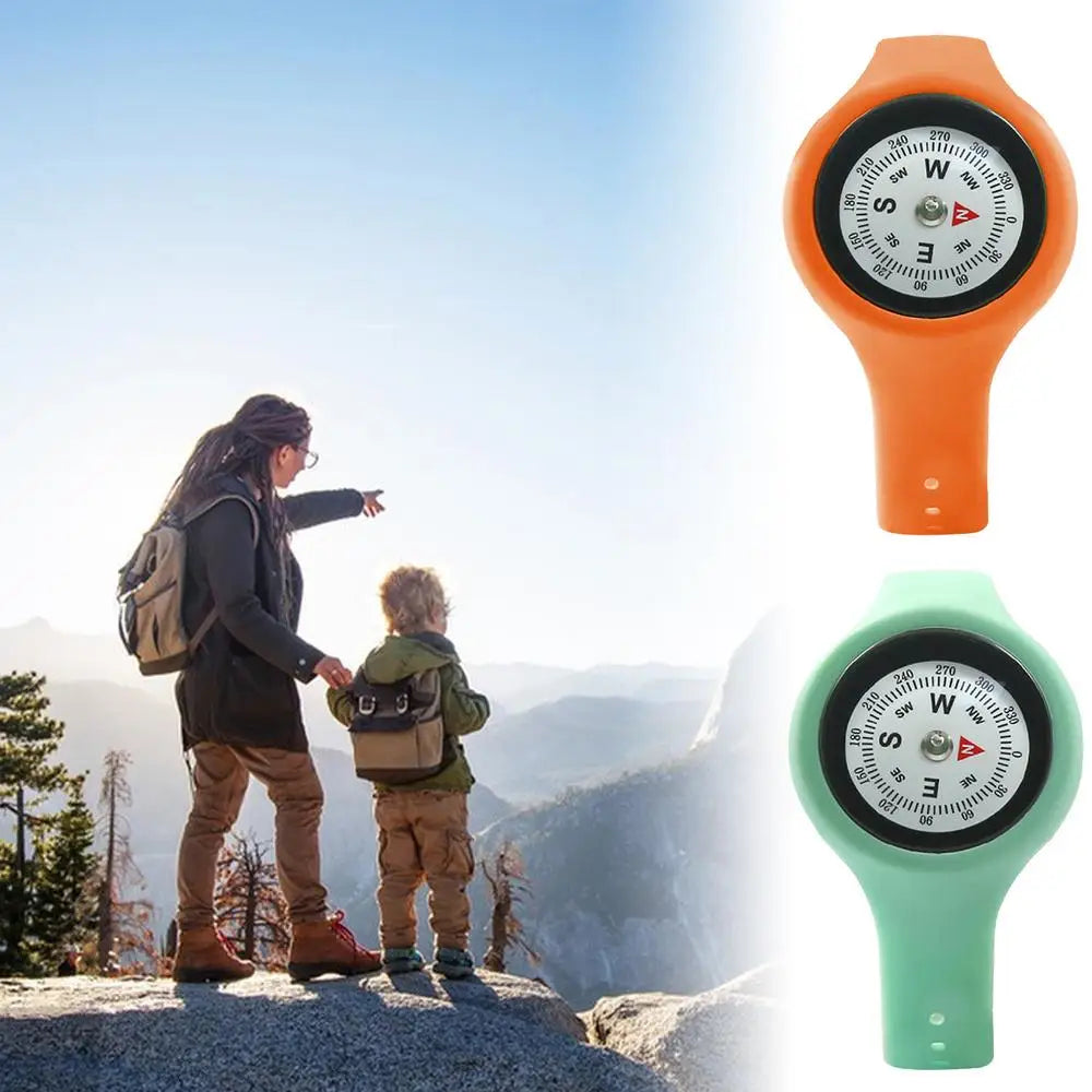 Compass Watch Adjustable durable High Precision Wearable Wrist Compass Suitable For Student Adult Outdoor Camping Hiking