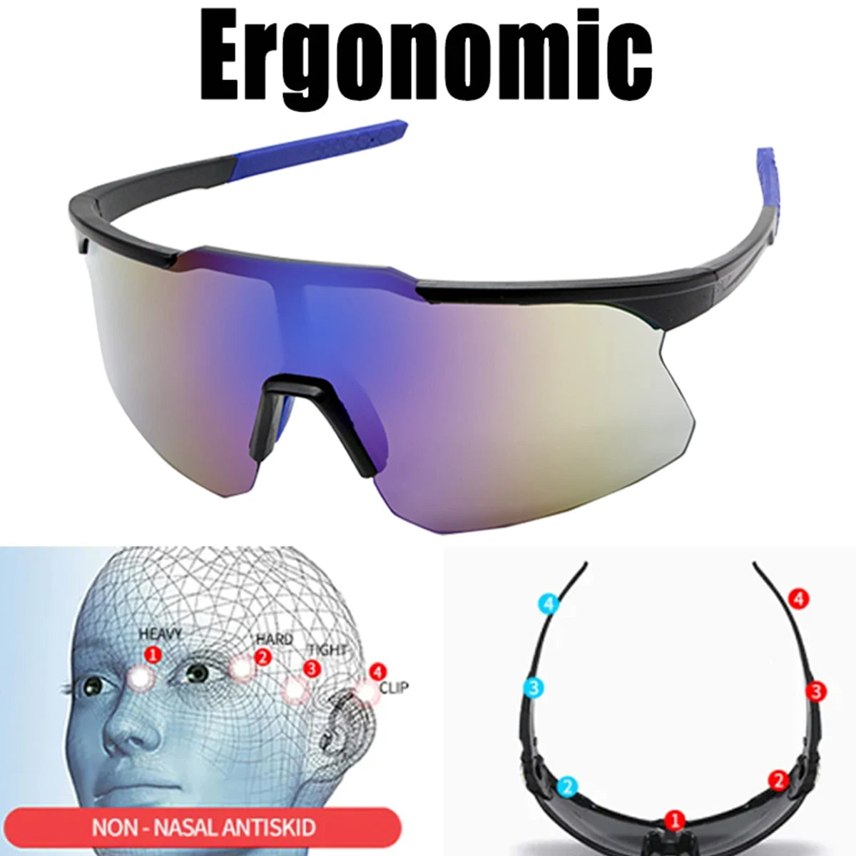 Riding Cycling Sunglasses Mtb Cycling Glasses Goggles Bicycle Mountain Bike Glasses Men's Women Outdoor Sport Eyewear