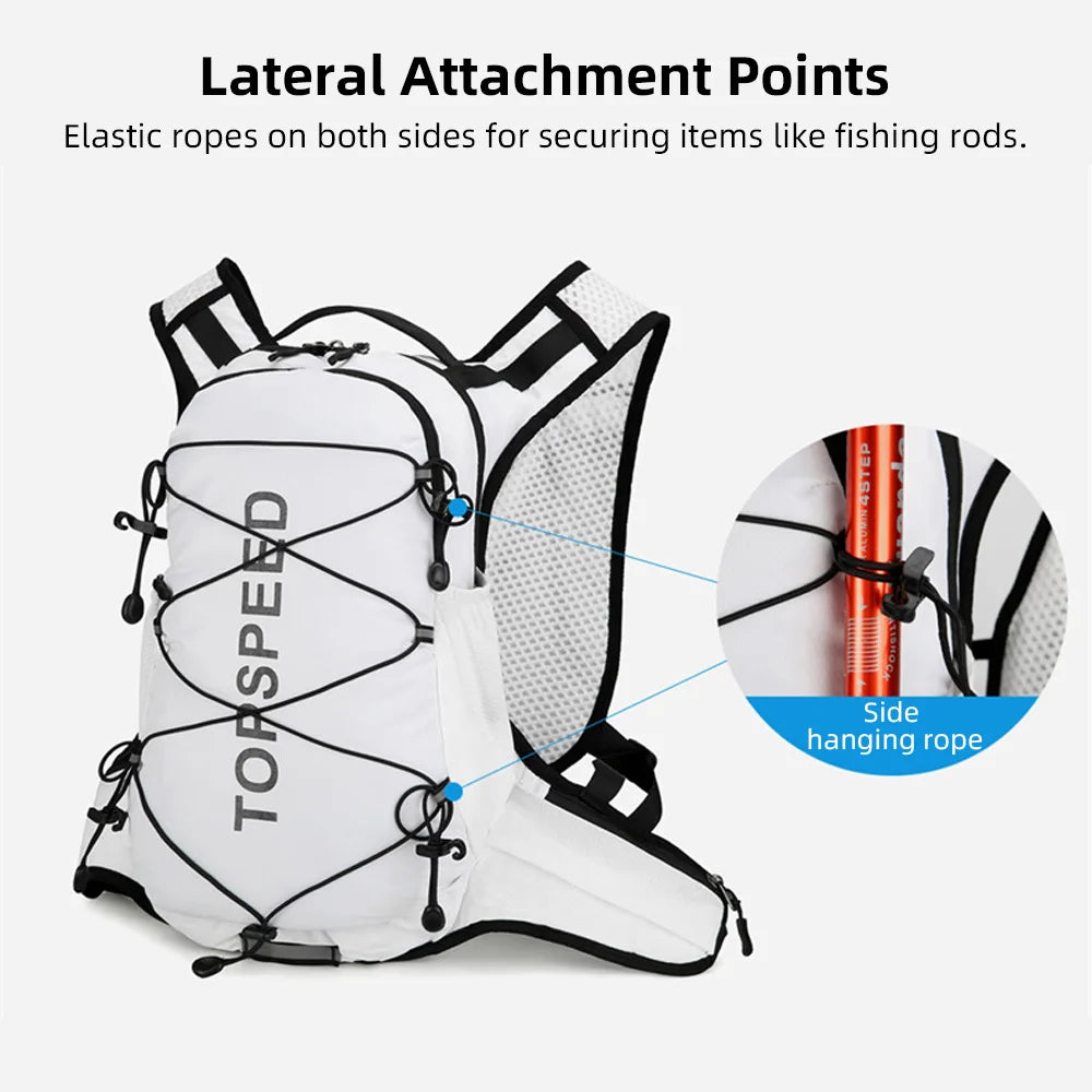 Hiking Necessities Backpacking Backpack UltralightWater Resistant for Camping Running w Hydration Bladder Hiking Water Backpack