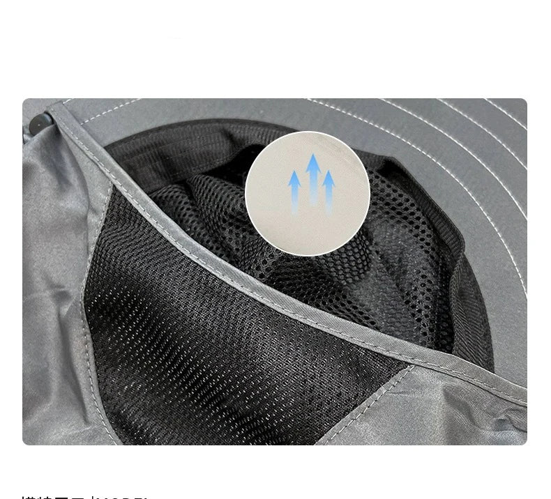 Summer Sun Hats, Outdoor Fishing Hats, Men's And Women's Camping Visors, Bucket Hats, Neck Flap Bucket Hats