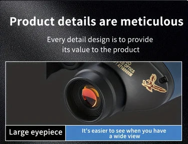 High-definition high-magnification 735 binoculars are portable and compact for bird watching, sightseeing and travel