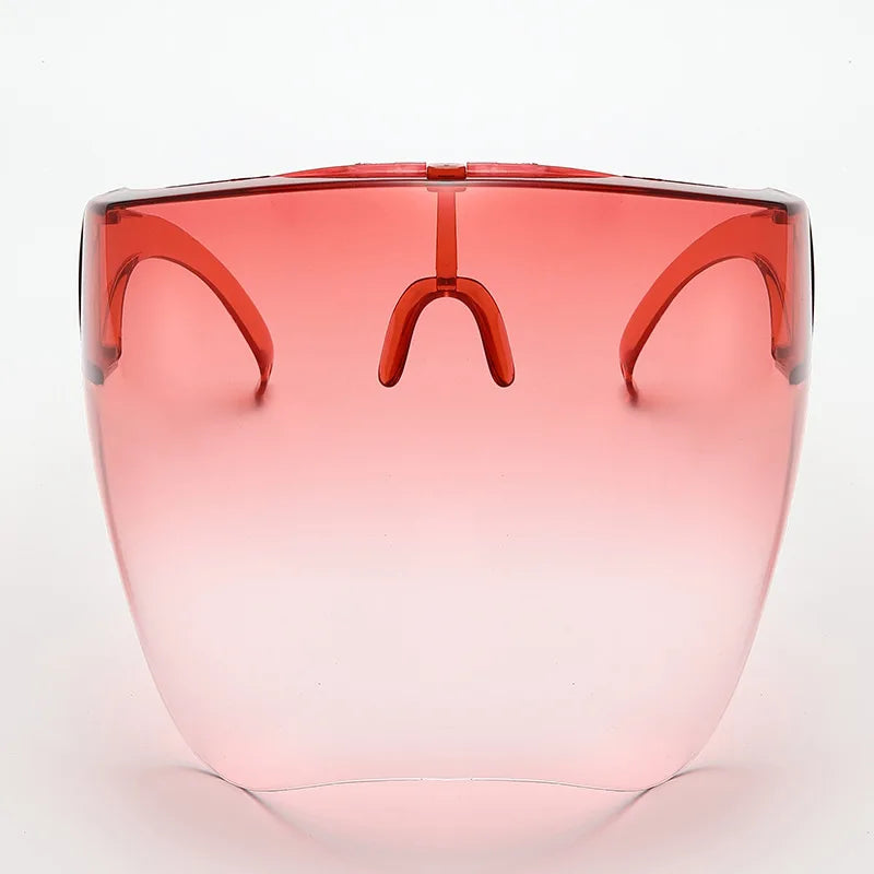 Full Face Sunglasses Mask Women Men Protective Faceshield Glasses Goggles Covered Spherical Lens Anti-Spray Cycling Sunglasses