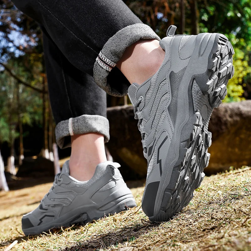 2025 Hiking Shoes Unisex Outdoor Hiking Sports Hiking Shoes Non-slip Waterproof Camping Shoes Outdoor Sports Shoes Walking Shoes