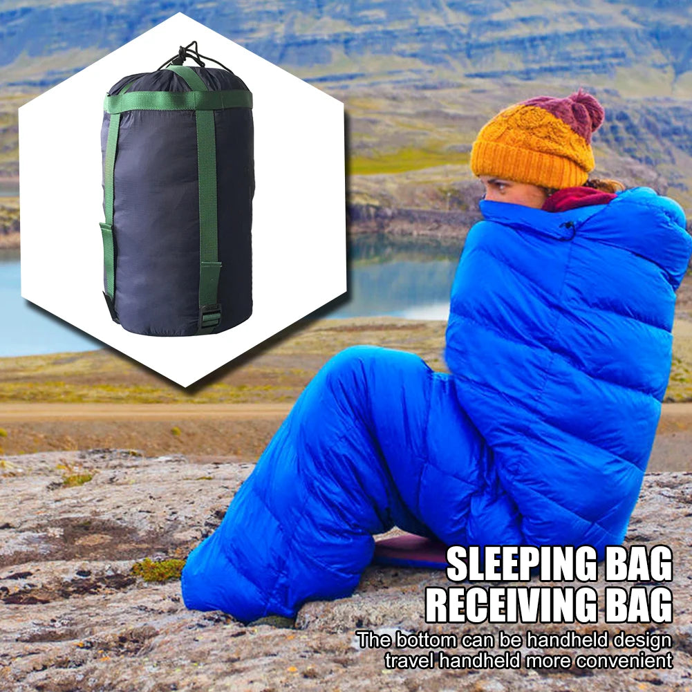 Outdoor Camping Sleeping Bag Compression Pack Travel Leisure Hammock Storage Bag Portable Ultralight Sleeping Bag Storage Bag