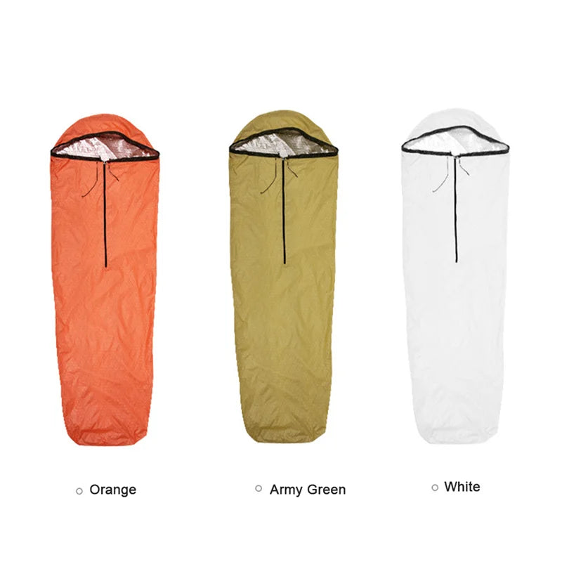Sleeping Bag Waterproof Lightweight Thermal Emergency Sleeping Bags Survival Blanket Bags Camping Hiking Outdoor Activities