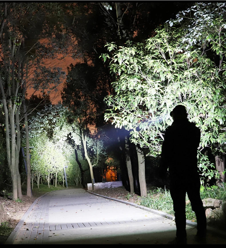 80000LM Powerful Headlamp USB Rechargeable Headlight Flashlight Large aperture XHP360 LED Head lamp Camping Fishing Head Lantern