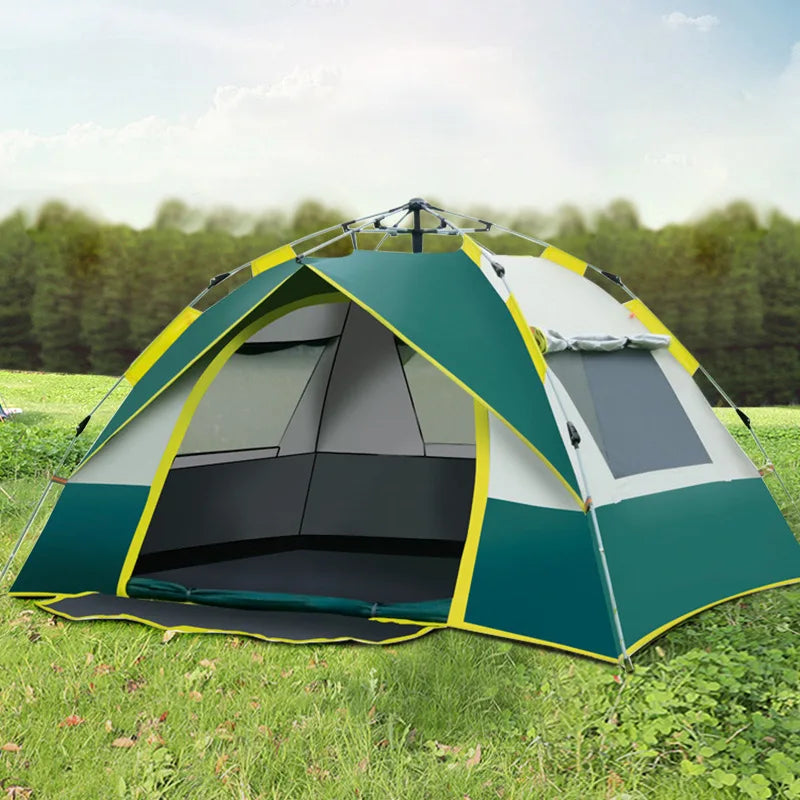 3-4 People Folding Tents, Automatically Opening Camping Tents, Portable Travel Tents, Suitable For Camping And  Hiking