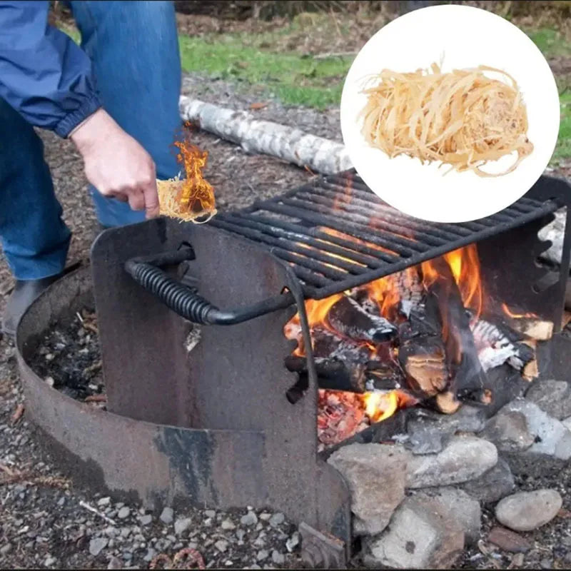 10 pcs natural fire starter, wax wood stick, suitable for fireplace, barbecue stove, chimney oven, charcoal ignition